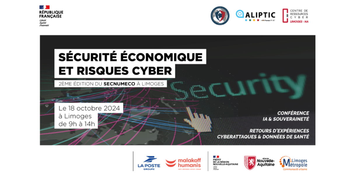 SecNumEco 2024 - Sécurité Économique & Risques Cyber