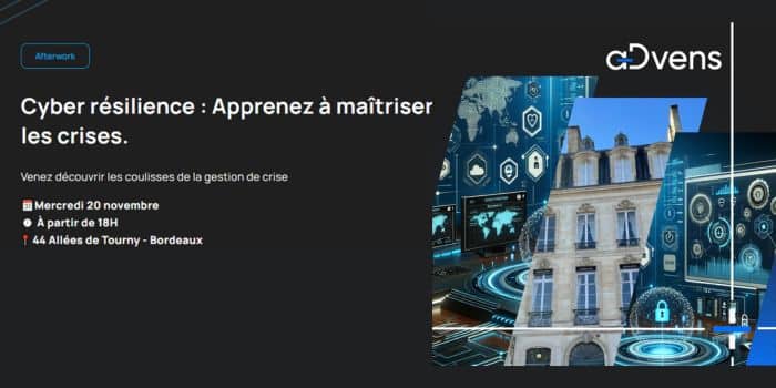 Cyber résilience : Apprenez à maîtriser les crises